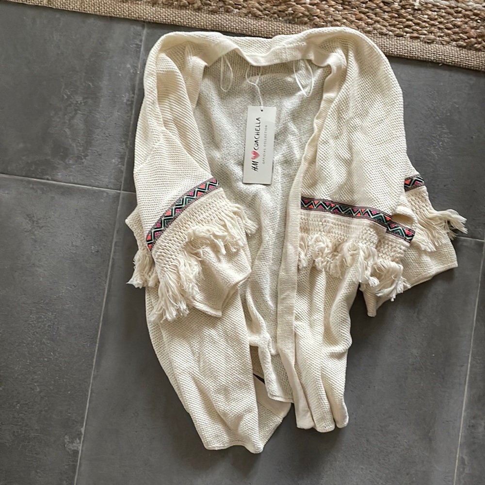 Boho H&M Coachella cardigan